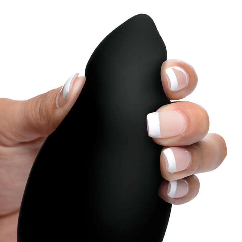 Ass Thumpers The Taper - Black 13 cm USB Rechargeable Vibrating Butt Plug with Wireless Remote