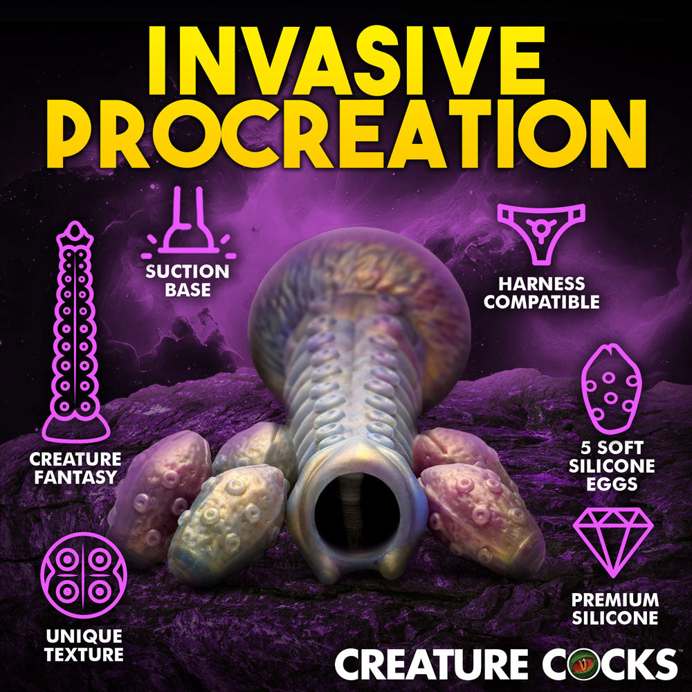 Creature Cocks Deep Invader Multi-Coloured 22.9 cm Ovipositor Fantasy Dildo
