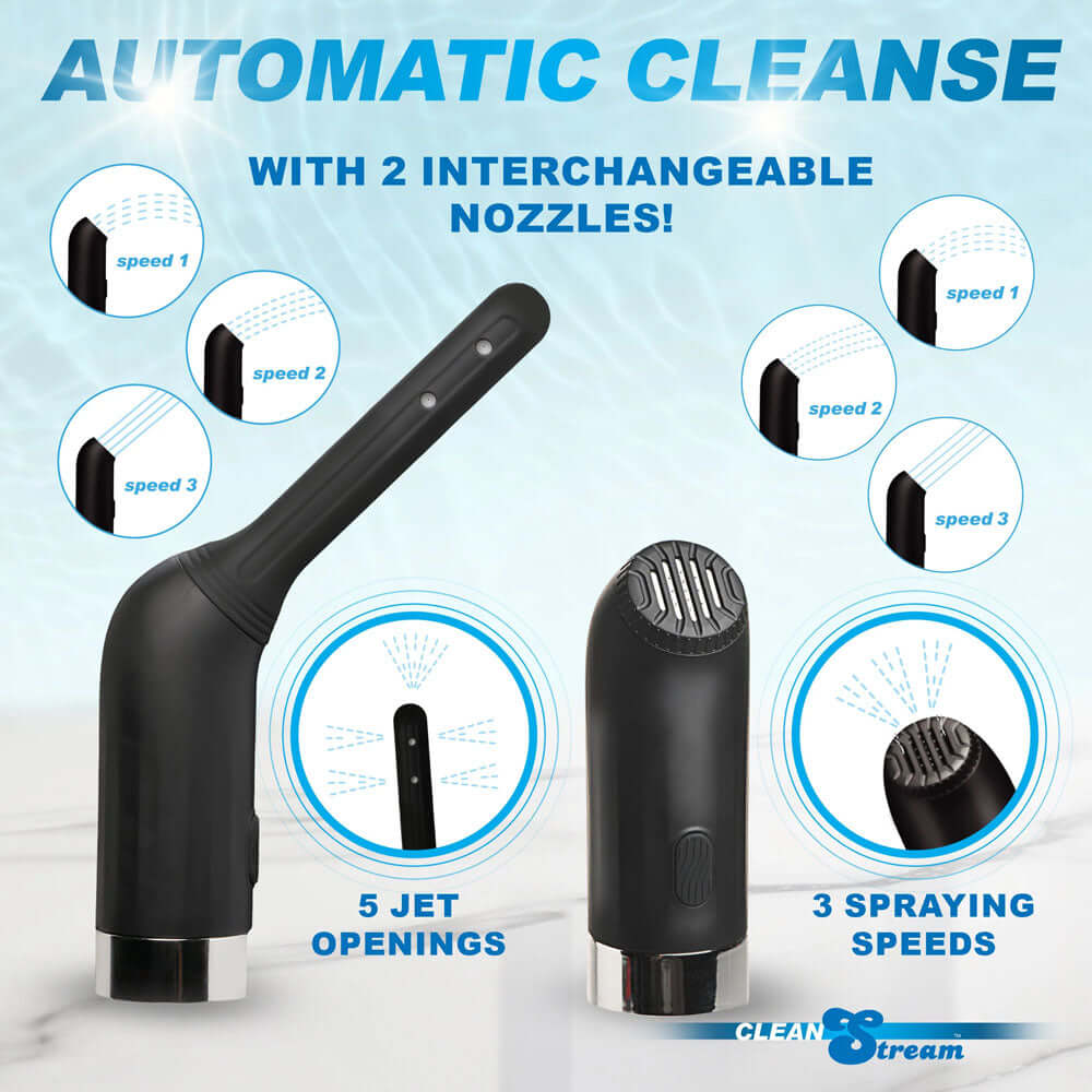 CleanStream Automatic Enema Set - USB Rechargeable Douche - 350 ml Capacity