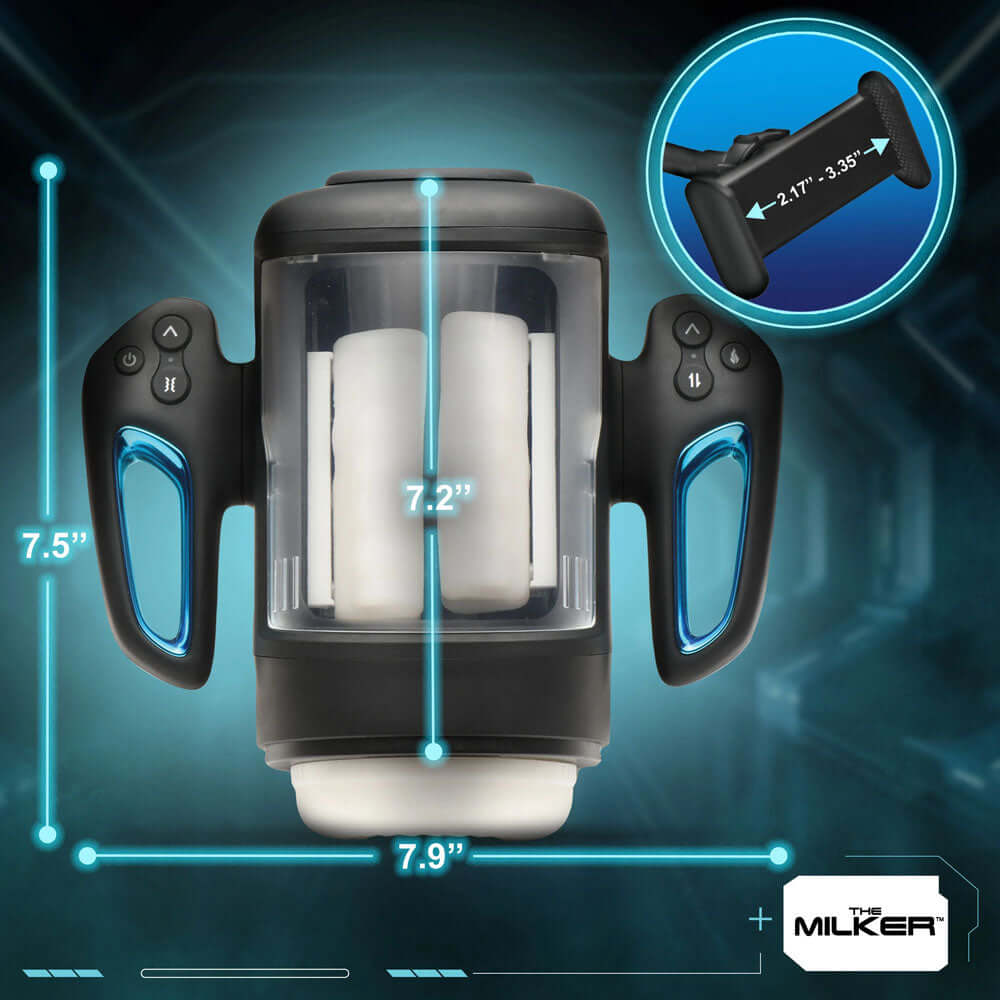 LoveBotz The Milker Cyber Milker - USB Rechargeable Male Masturbator