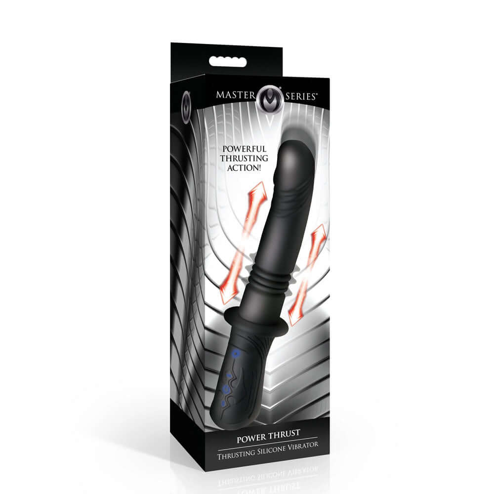 Master Series Power Thrust - Black 26.4 cm USB Rechargeable Thrusting Vibrator