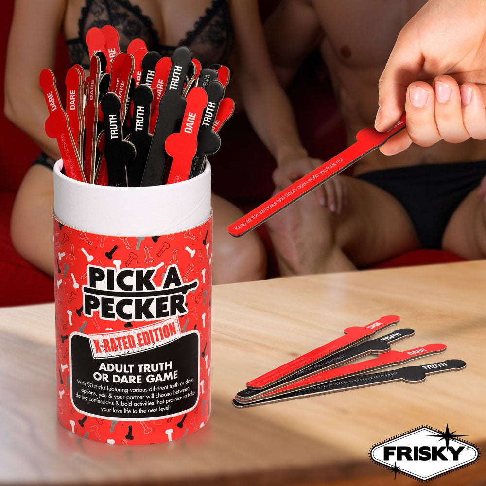 Frisky Pick A Pecker - X-Rated Edition - Adult Truth Or Dare Game