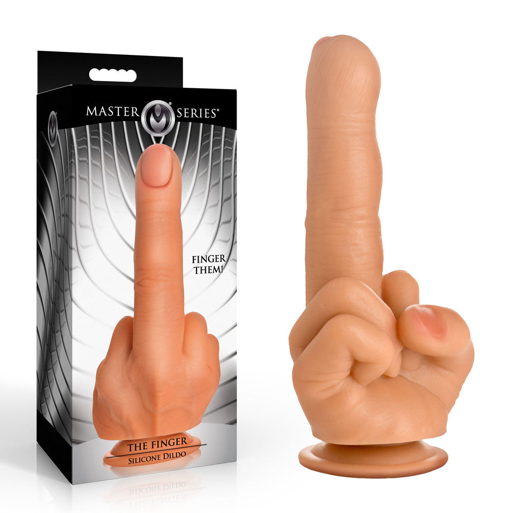 Master Series The Finger - Flesh 21.3 cm Giant Finger Dildo