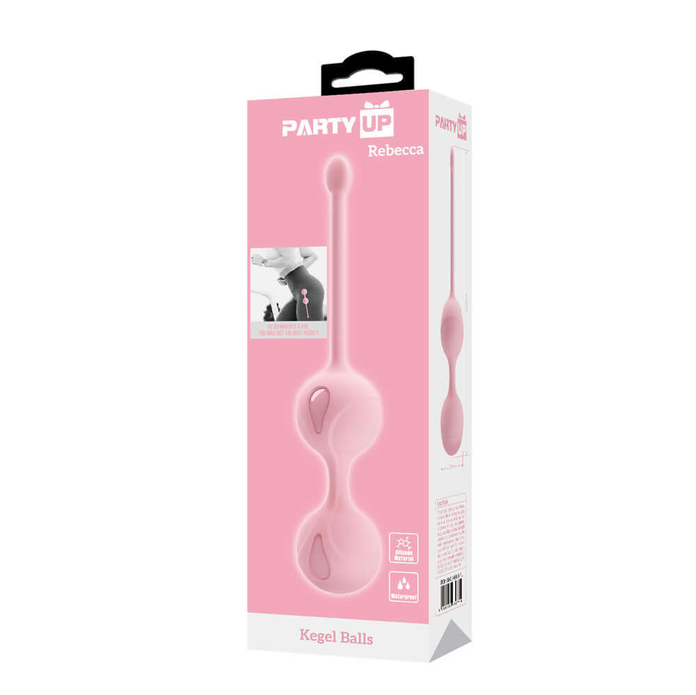 Party Up REBECCA Kegel Balls - Pink - Pink Kegel Balls