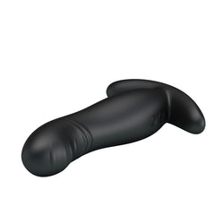 MR PLAY Prostate Massager - Black USB Rechargeable Prostate Massager with Flicking Tip