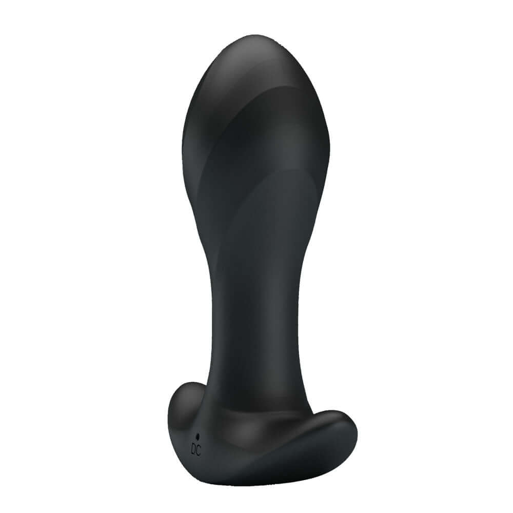 Party Up KEITH Vibrating Plug - Black 10.5 cm USB Rechargeable Vibrating Butt Plug