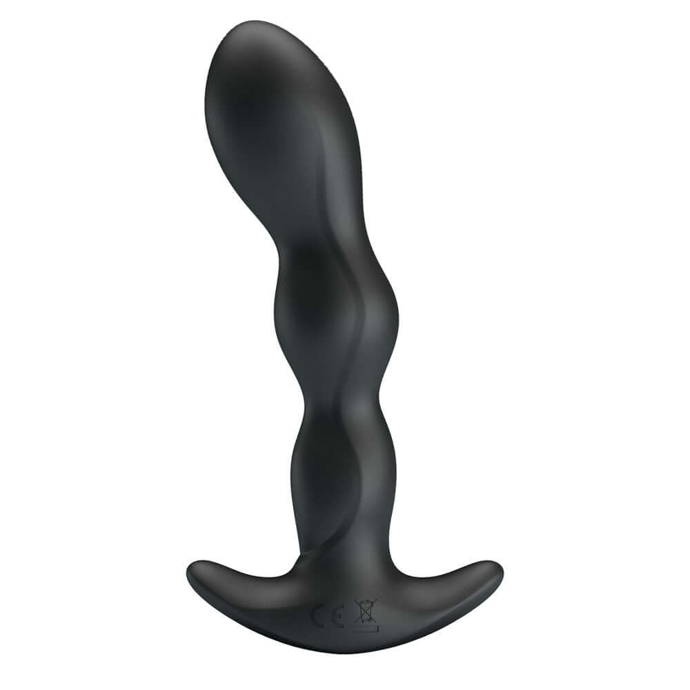 Party Up JIM Vibrating Plug - Black 14.5 cm USB Rechargeable Vibrating Butt Plug