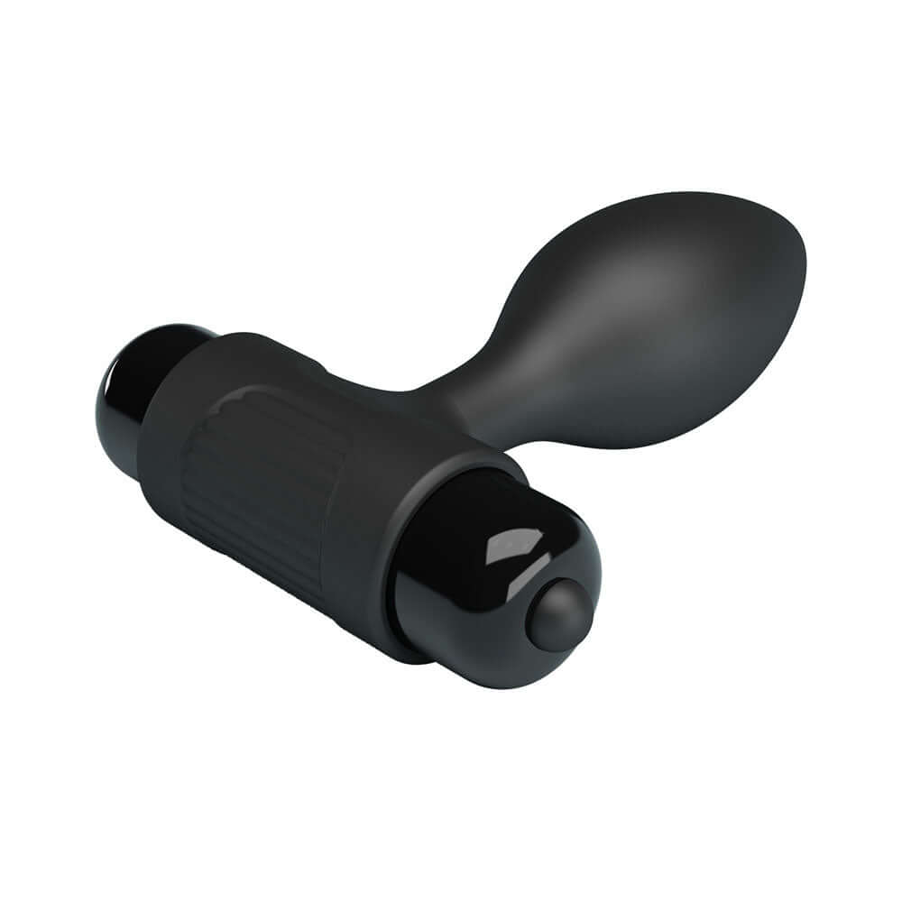 Party Up KEN Vibrating Butt Plug - Black 8.6 cm Vibrating Butt Plug