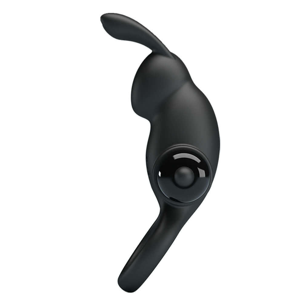 Party Up LARRY Vibrating Cock Ring - Black Vibrating Cock Ring