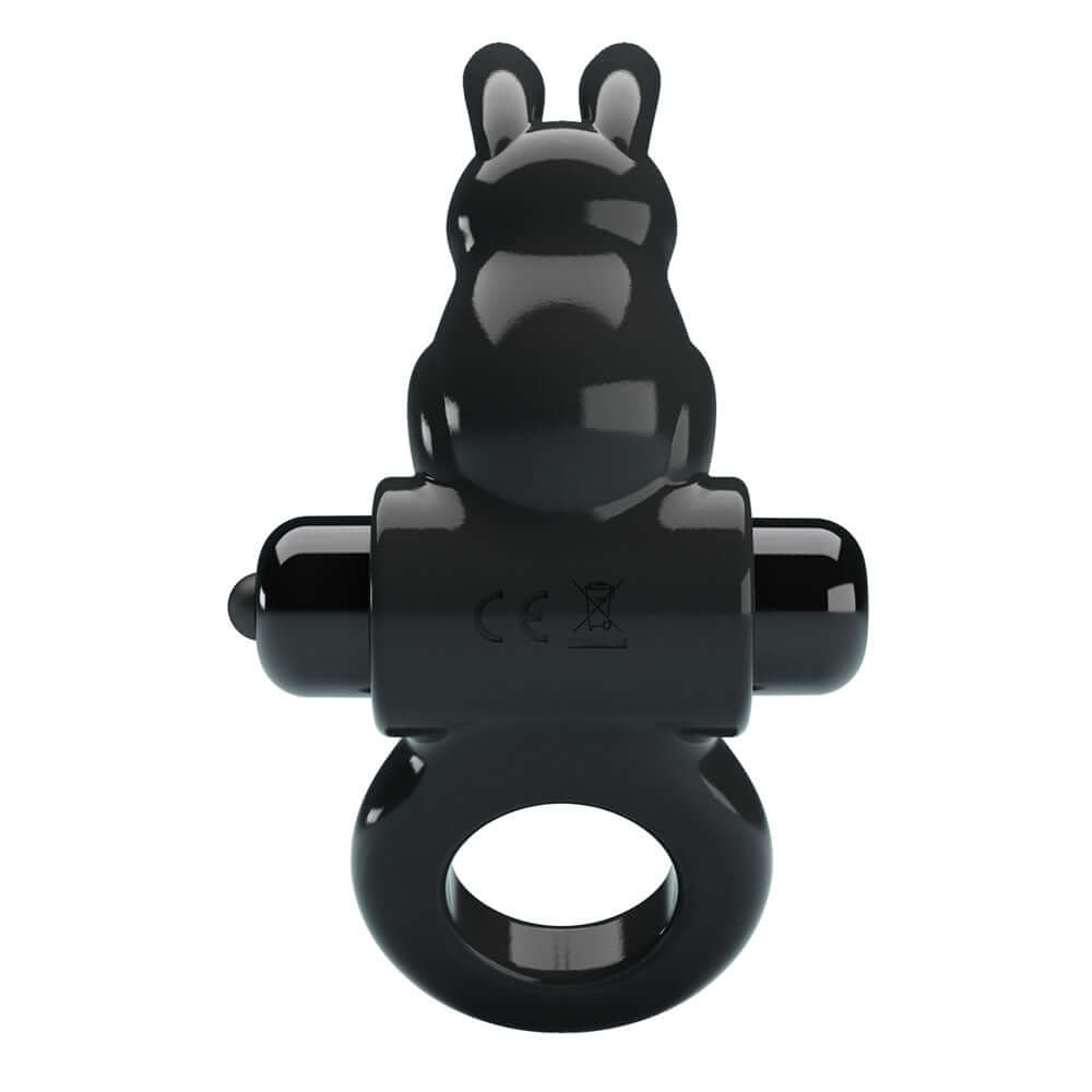 Party Up LEO Vibrating Cock Ring - Black Vibrating Cock Ring