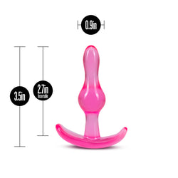 B Yours Curvy Anal Plug Pink 8.9 cm