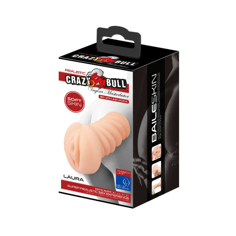 CRAZY BULL LAURA Vagina Stroker - Flesh Vagina Stroker