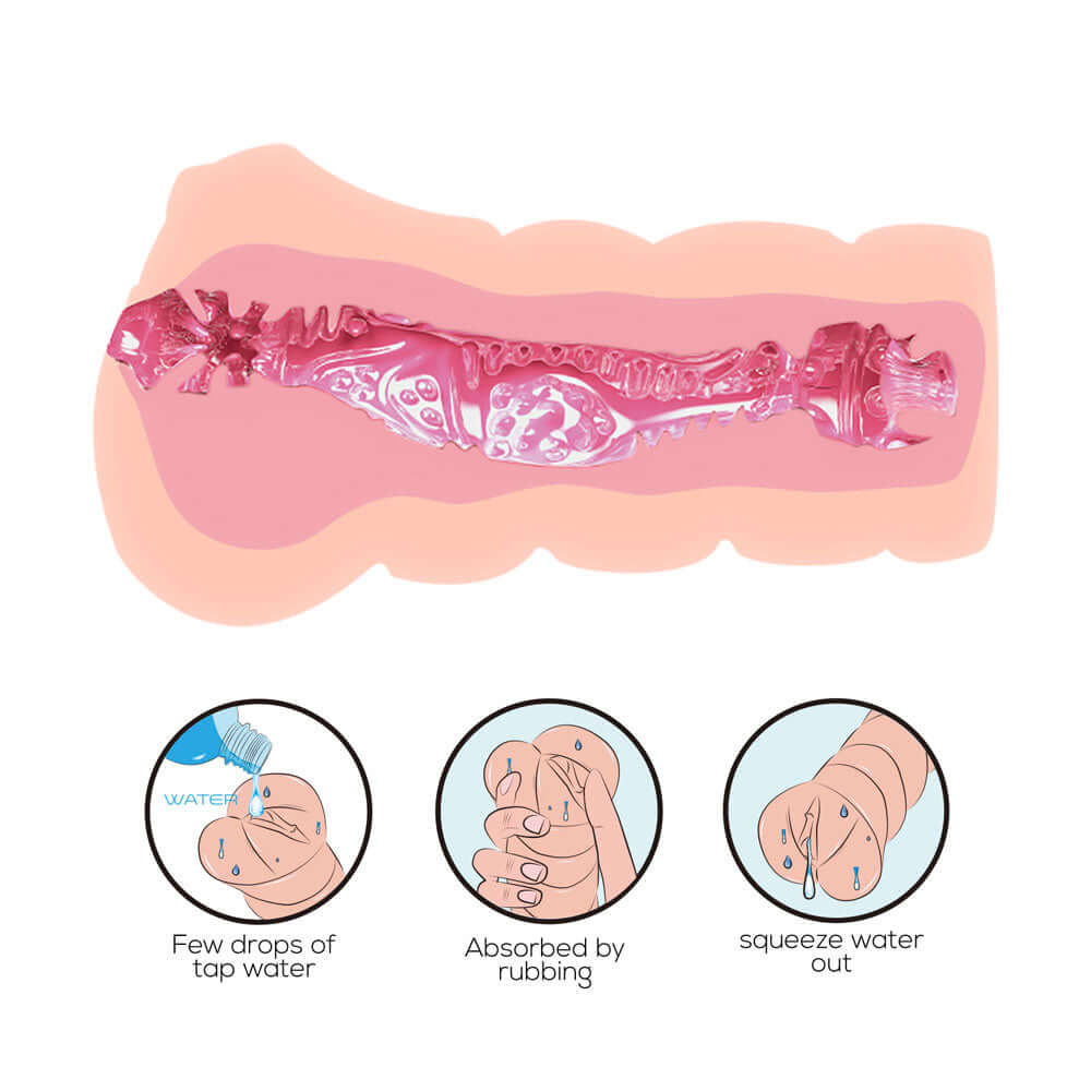 CRAZY BULL Vagina Stroker - Flesh Vagina Stroker