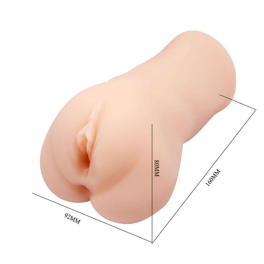 CRAZY BULL NADYA Vibrating Vagina Stroker - Flesh Vibrating Vagina Stroker