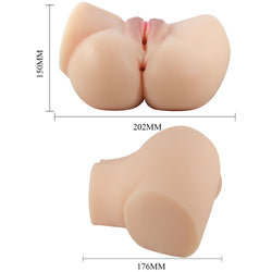 CRAZY BULL EMILIA Vibrating Torso - Flesh Vibrating Torso Masturbator
