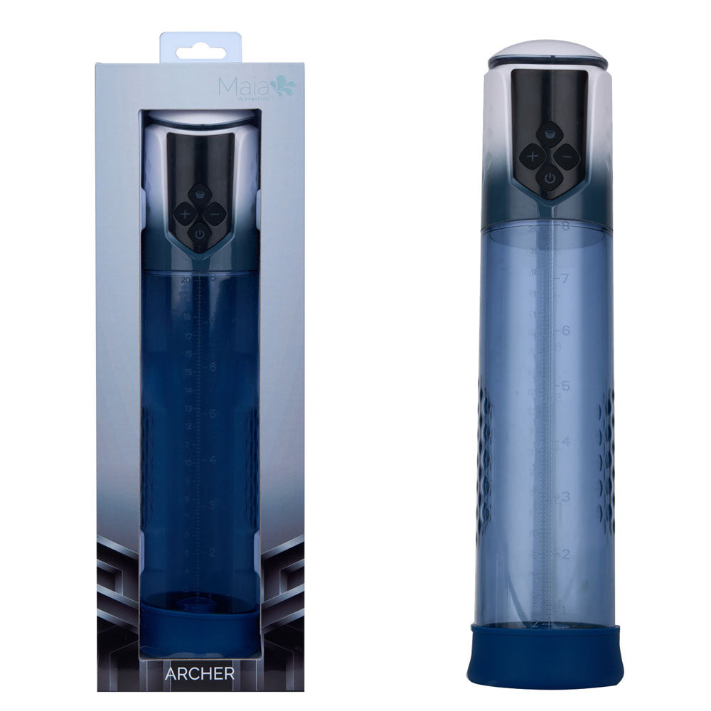 Maia ARCHER - Blue USB Rechargeable Automatic Penis Pump