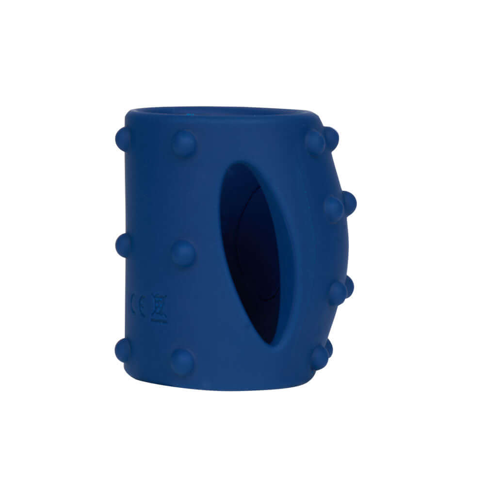 Maia ROMEO - Blue - Blue USB Rechargeable Vibrating Girth Enhancer Sleeve