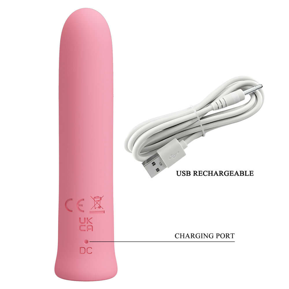 Party Up EDISON Bullet - Pink - Pink 10.3 cm USB Rechargeable Bullet