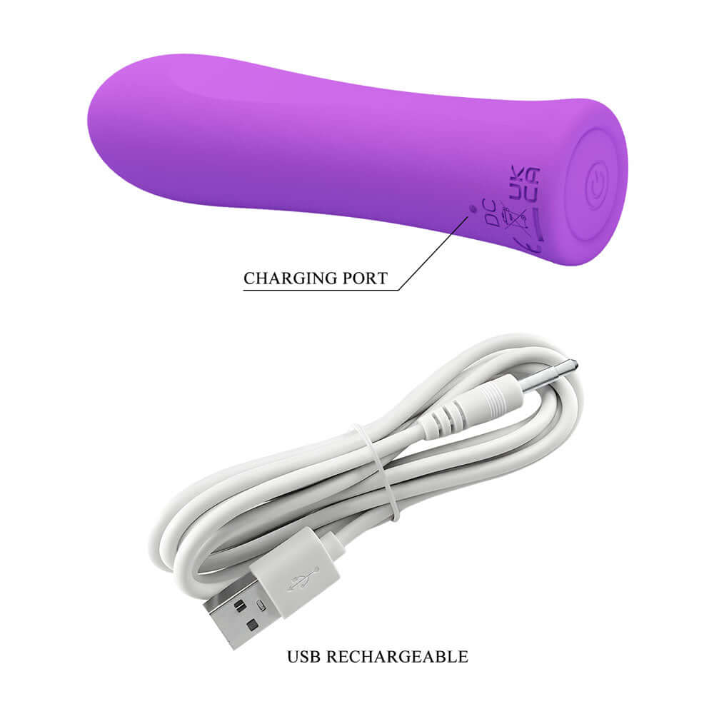 Party Up GARY Bullet - Purple - Purple 10.2 cm USB Rechargeable Bullet