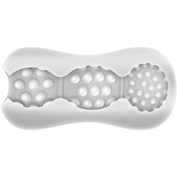 Adam & Eve Triple Chamber Ball Drainer Clear Masturbator Sleeve