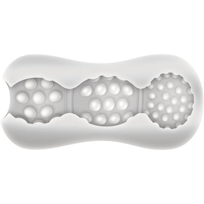 Adam & Eve Triple Chamber Ball Drainer Clear Masturbator Sleeve