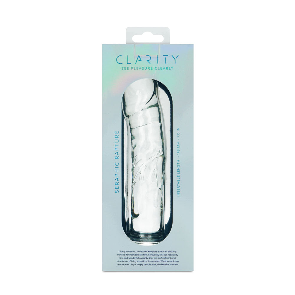 Clarity - Seraphic Rapture - Clear 17.8 cm Glass Dildo