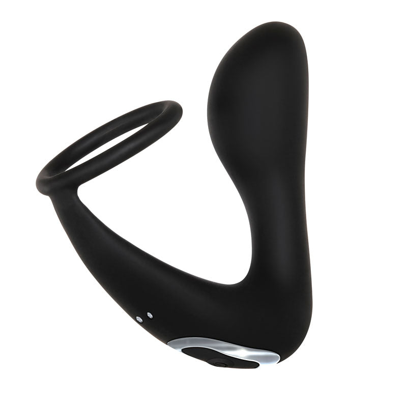 Adam & Eve Adam's Rechargeable Prostate Pleaser & C-Ring Black