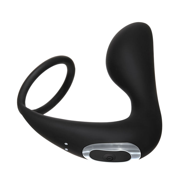 Adam & Eve Adam's Rechargeable Prostate Pleaser & C-Ring Black