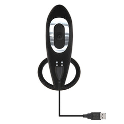 Adam & Eve Adam's Rechargeable Prostate Pleaser & C-Ring Black