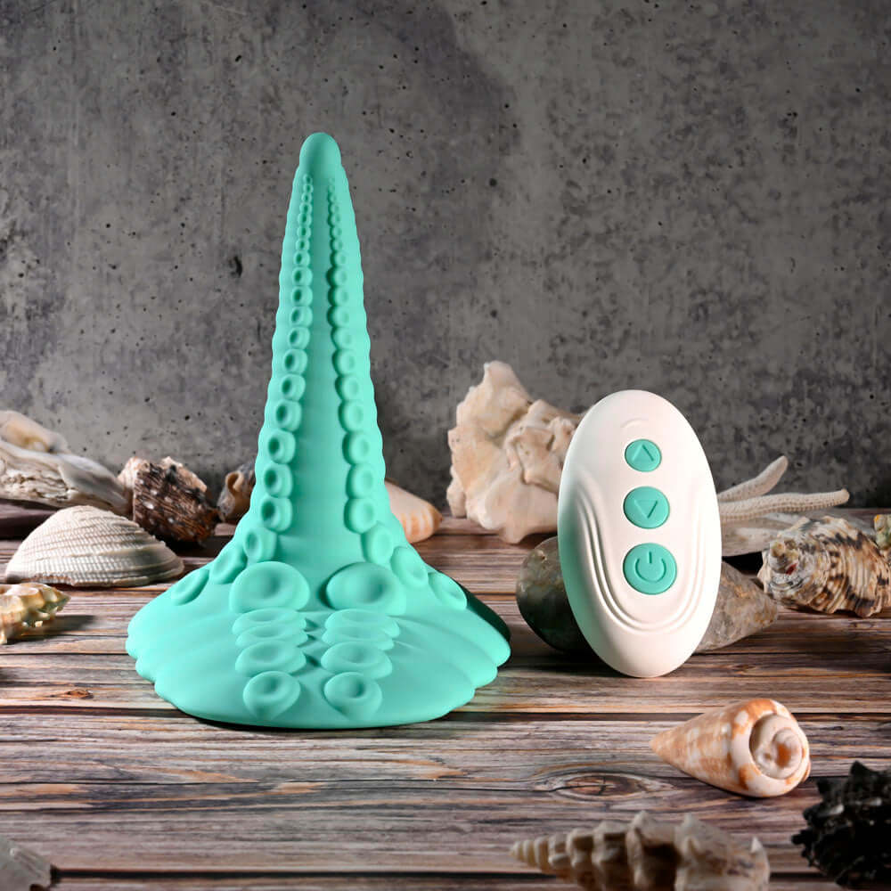 Evolved TENTACLE GRINDER - Green USB Rechargeable Fantasy Grinder Pad with Wireless Remote