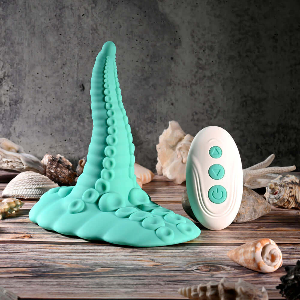 Evolved TENTACLE GRINDER - Green USB Rechargeable Fantasy Grinder Pad with Wireless Remote