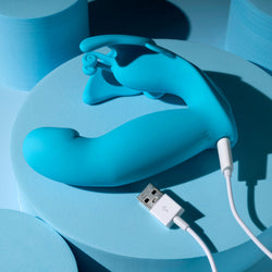 Evolved SPREAD YOUR WINGS - Blue USB Rechargeable Wearable Butterfly Vibrator