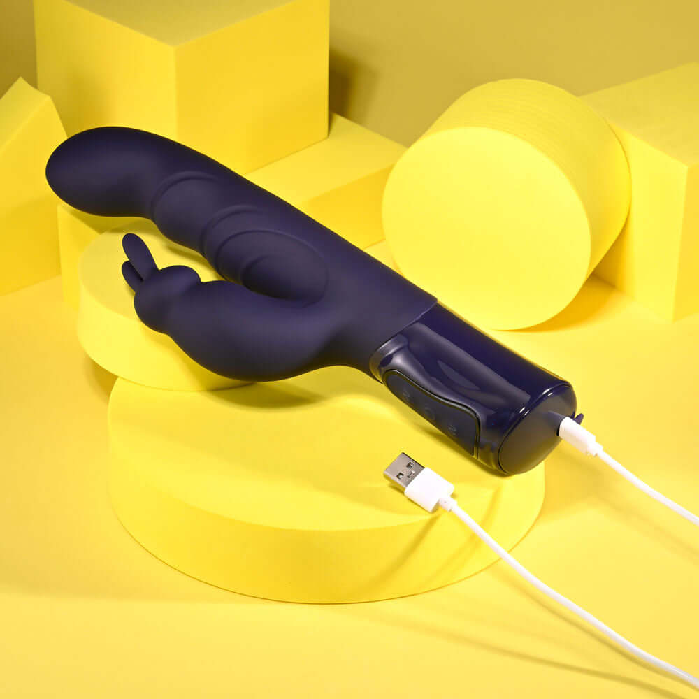 Evolved BIG DEAL - Purple 25.7 cm USB Rechargeable Rabbit Vibrator
