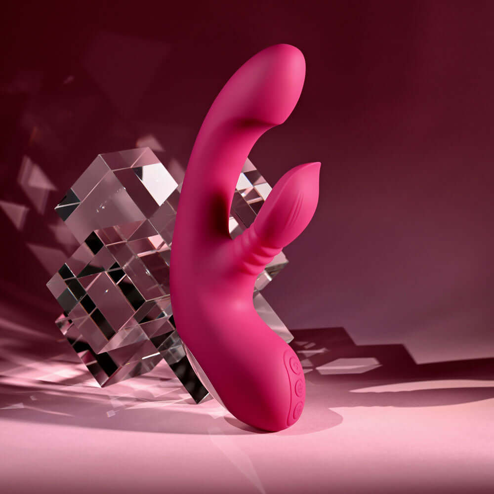 Evolved GENTLE PERSUASION - Pink 20 cm USB Rechargeable Rabbit Vibrator