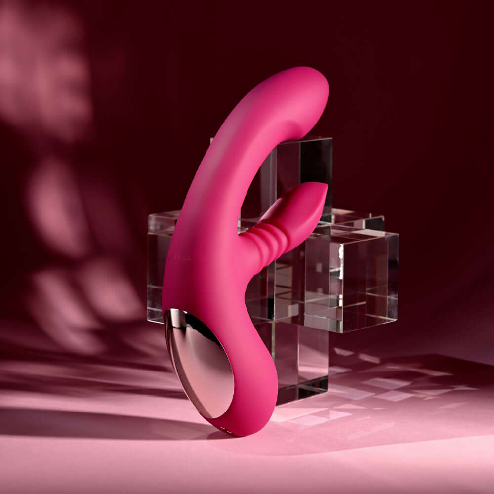 Evolved GENTLE PERSUASION - Pink 20 cm USB Rechargeable Rabbit Vibrator