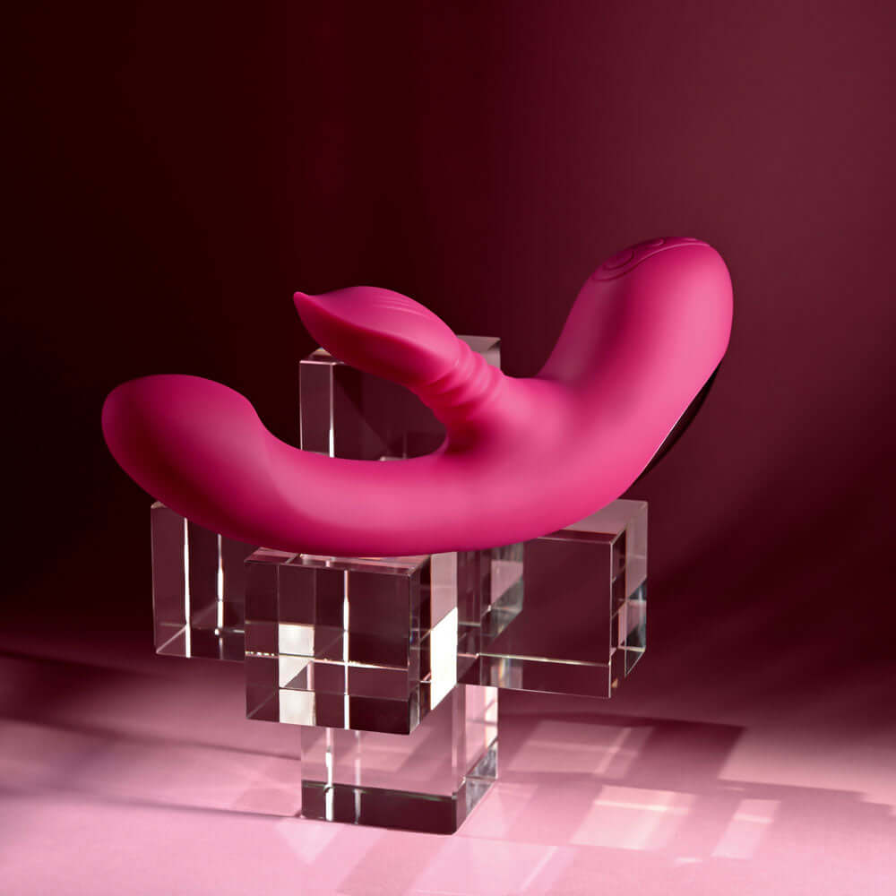 Evolved GENTLE PERSUASION - Pink 20 cm USB Rechargeable Rabbit Vibrator