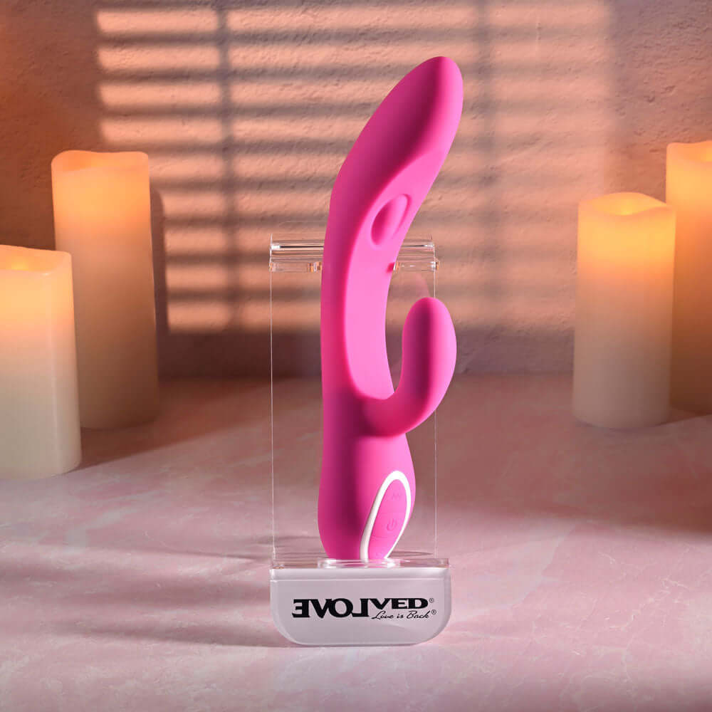 Evolved G-TAPPER - Pink USB Rechargeable Rabbit Vibrator