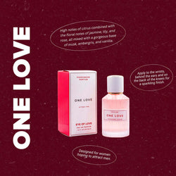 Eye Of Love One Love Pheromone Perfume - 50 ml - Rose Scented Pheromone Perfume for Women to attract Men - 50 ml Spray