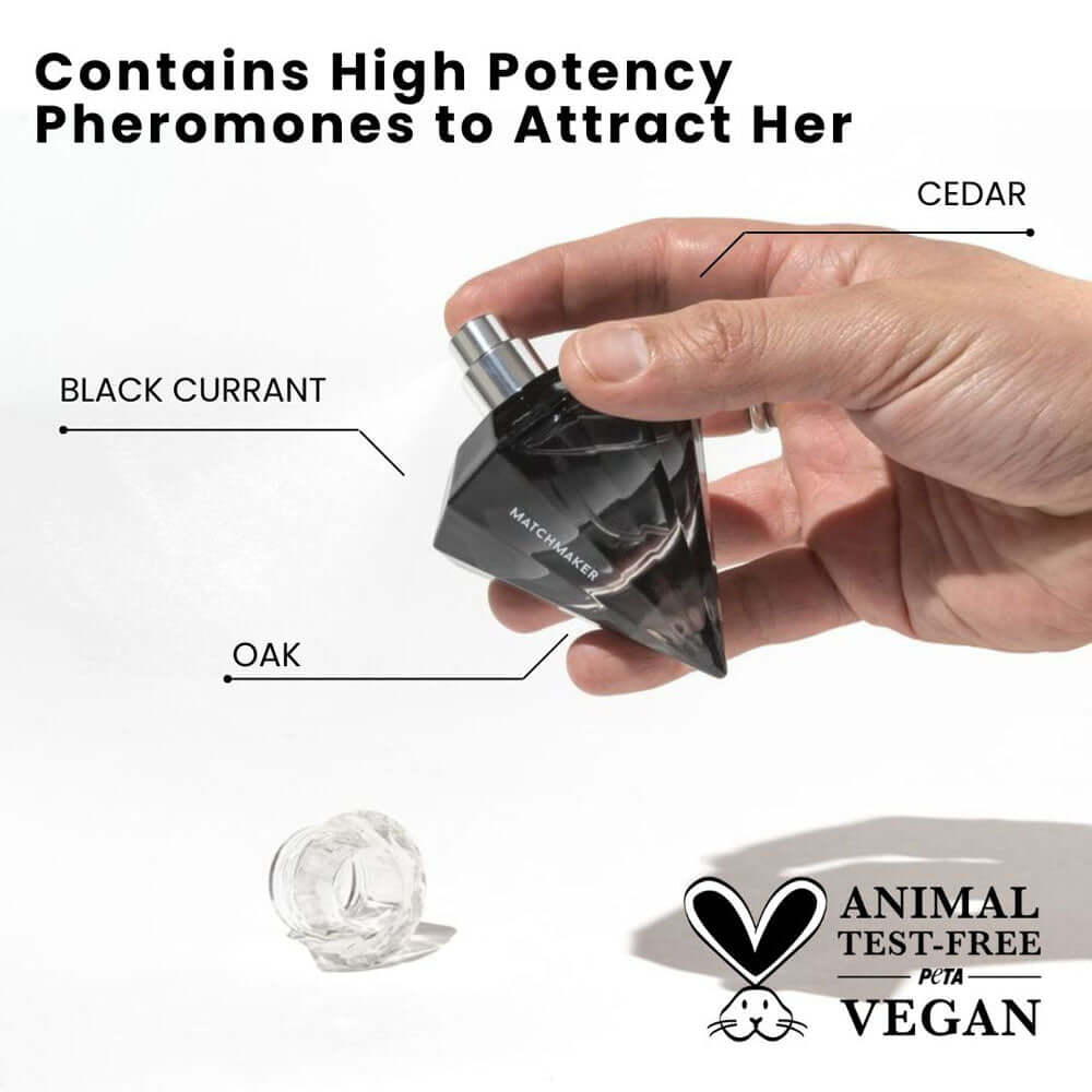 Eye of Love Matchmaker Black Diamond - 30 ml - Pheromone Cologne for Men to attract Women - 30 ml Spray