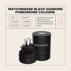 Eye of Love Matchmaker Black Diamond - 30 ml - Pheromone Cologne for Men to attract Women - 30 ml Spray