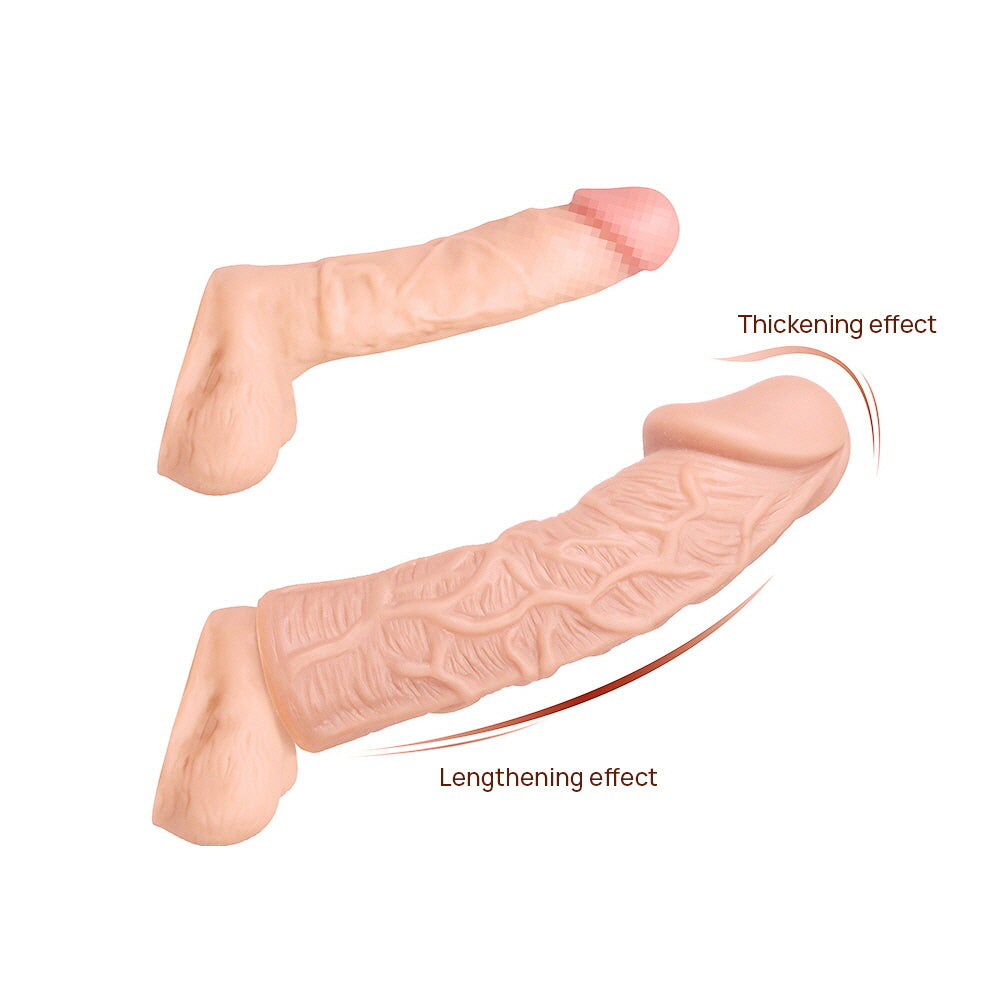 Kokos Extreme Sleeve 05 - Flesh Penis Extension Sleeve - Medium Size