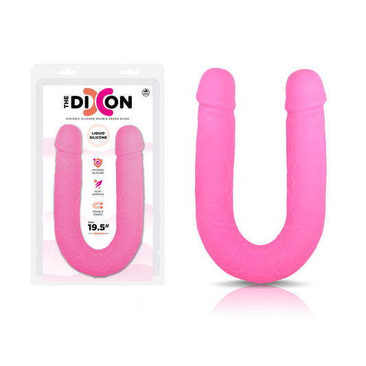 The Dixon - Pink 50 cm Silicone Double Dong