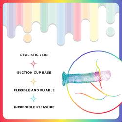 Jellido 18cm Dildo Clear Coloured