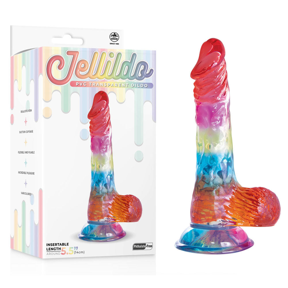 Jellido 14cm Dildo Clear Coloured