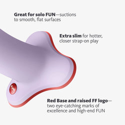 Fun Factory AMOR lavender - Lavender 14.6 cm Dildo