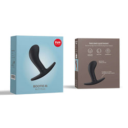 Fun Factory BOOTIE M black - Black 9.3 cm Medium Butt Plug