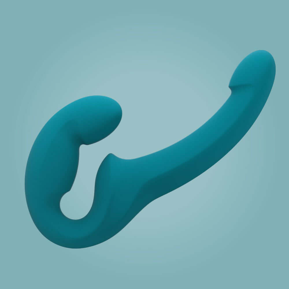 Fun Factory SHARE LITE deep sea blue - Blue 30 cm Strapless Strap-On