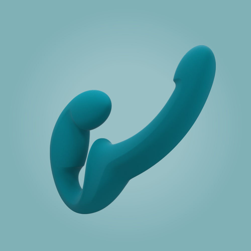 Fun Factory SHARE LITE deep sea blue - Blue 30 cm Strapless Strap-On