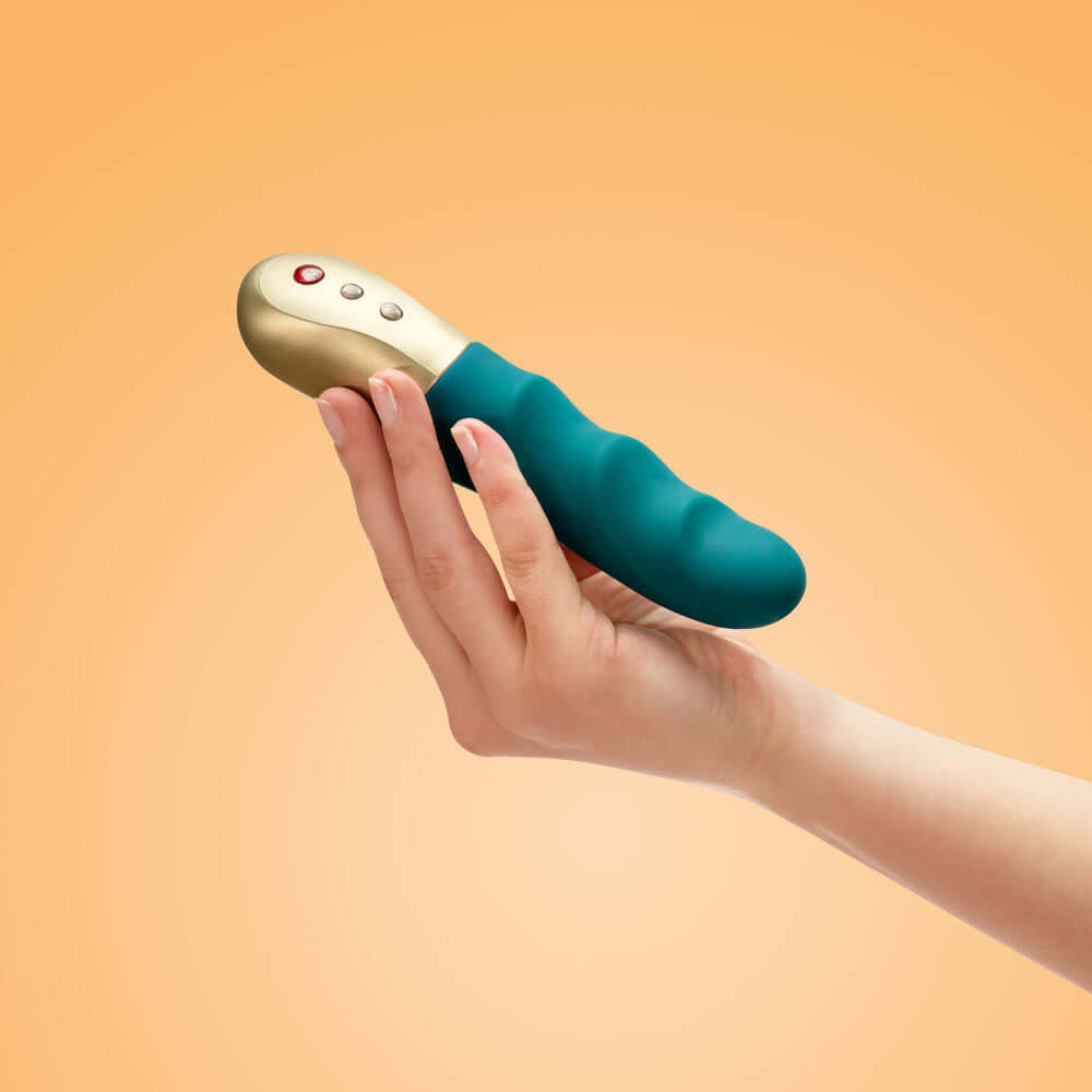 Fun Factory STRONIC PETITE deep sea blue - Deep Sea Blue 17 cm USB Rechargeable Thrusting Vibrator