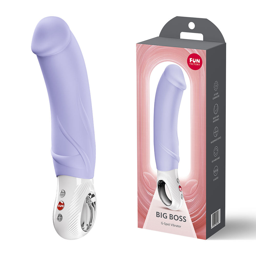 Fun Factory BIG BOSS Purple - Purple 22.9 cm USB-C Vibrator